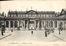 CPA Bordeaux l'Hotel de Ville 