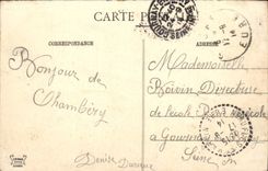 CPA Chambery Vue generale et la Nivolet