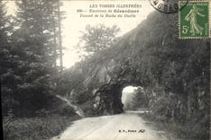 CPA Les Vosges Illustrees Environs de Gerardmer Tunnel de la Roche du Diable 