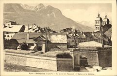 CPA Briancon La porte de Pinerol l'Eglise et le Melezin 