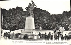 CPA Chambery Monument des Savoyards morts pour la Patrie 