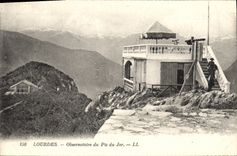 CPA Lourdes Observatoire du Pic du Jer 