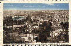 CPA Besancon les Bains Vue generale prise de la Station du Funiculaire de Beauregard 