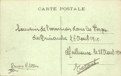 CPA Pres du Tunnel de la Schlucht 