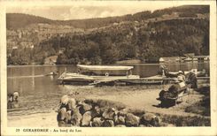 CPA Gerardmer Au bord du Lac 