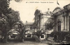 CPA Vichy Allier Terrasse du Casino 