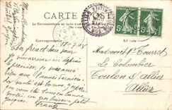 CPA L'Auvergne Puy de Dome Chatelguyon Vue prise du Casino 