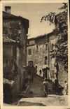 CPA La Douce France Cote d'Azur Saint Paul Alpes Maritimes Entree de la Rue principale 