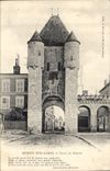 CPA Moret sur Loing Porte de Samois 