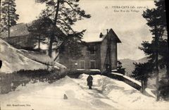 CPA Peira Cava Une Rue du Village 