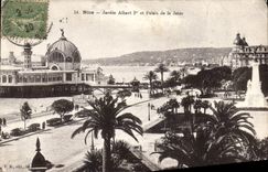 CPA Nice Jardin Albert I et Palais de la Jetee 
