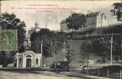 CPA Pau Le Nouveau Funiculaire Hotel de France 