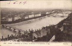 CPA Lyon Panorama sur le Rhone les Brotteaux et la Guillotiere 