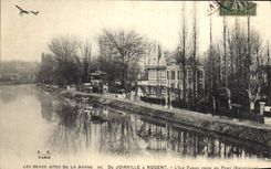 CPA Les Beaux Sites de la Marne De Joinville a Nogent L'Ile Fanac prise du Pont Artistique 