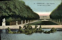CPA Versailles Char d'Apollon Le tapis vert et le Palais 