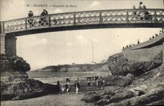 CPA Biarritz Passerelle du Basta 