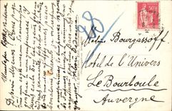 CPA Aix les Bains Lac du Bourget La Corniche Train