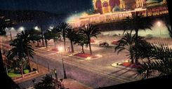 CPA Nice la Jetee Promenade Effet de Nuit 