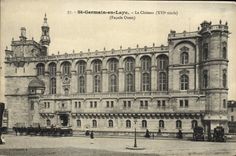 CPA St Germain en Laye Le Chateau XVI siecle Facade Ouest 