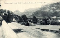 CPA Environs de Grenoble Les Ponts de Claix et le Col de l'Arc 