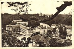 CPA Bourbon Lancy Thermal S et L vue generale de l'Etablissement Thermal 