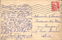 CPA Cauterets Gouffre et Pont d'espagne 