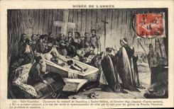 CPA Musee de l'Armee Salle Napoleon Ouverture du Cercueil de Napoleon a Sainte Helene 16 Octobre 184