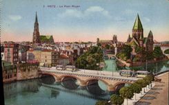 CPA Metz le Pont Moyen 