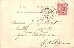 CPA Vichy le Parc la Source Statue par Carrier Belleuse 