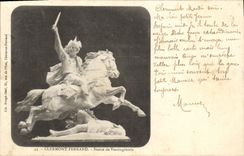 CPA Clermont Ferrand statue de Vercingetorix 