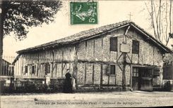 CPA Berceau de Saint Vincent de Paul Maison de Ranquines 