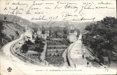 CPA Creuse Aubusson un Coin de la Terrade 