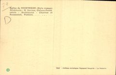 CPA Eglise de Noirterre Style Roman Architecte M Daviau Chinou Petits