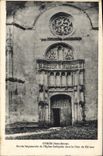 CPA Oyron deux Sevres entree Seigneuriale de l'eglise Collegiale dans la Cour du chateau 