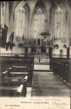 CPA Seignelay interieur de l'eglise 