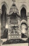 CPA En Bourgogne eglise de Pontiggny Yonne Autel de St Edme et Tombeau 