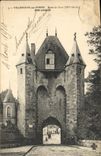CPA Villeneuve sur Yonne Porte de Sens XIII siecle cote exterieur 