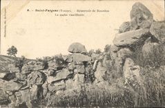 CPA Saint Fargeau Yonne Reservoir de Bourdon la roche Vascillante 
