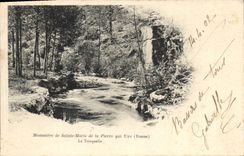 CPA Monastere de Sainte Marie de la Pierre Qui Vire Yonne le Trinquelin 