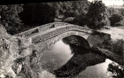 CPA Pierre Perthuis Yonne Vallee de la Cure le Pont Romain 