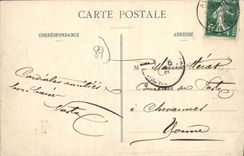 CPA Collection du chateau de Chastellux l'hotel du Marechal de Chastellux et le chateau