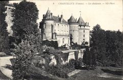 CPA Chastellux Yonne le chateau 