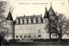 CPA Blet Cher le chateau facade Est 