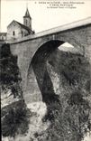 CPA Vallee de la Cure Sites Pittoresque Pierre Perthuis Le Grand Pont et l'Eglise 