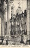 CPA Pontigny Yonne interieur de l'eglise XI siecle Grille en fer forye au bus tombeau de Huguesd Mac
