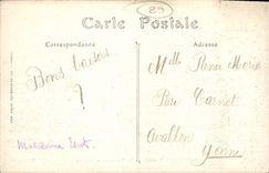 CPA Chastellux Yonne le Viaduc et le chateau