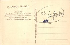 CPA Les Alpes Chapelle Ste Anne des Portes du Chazelet plus connue sous le nom d'Oratoire du Chazele