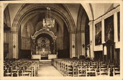 CPA Notre Dame du Laus Hautes Alpes interieur de la Basilique 