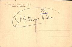 CPA Notre Dame du Laus Hautes Alpes interieur de la Basilique 