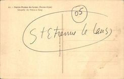 CPA Notre Dame du Laus Hautes Alpes chapelle du Precieux Sang 